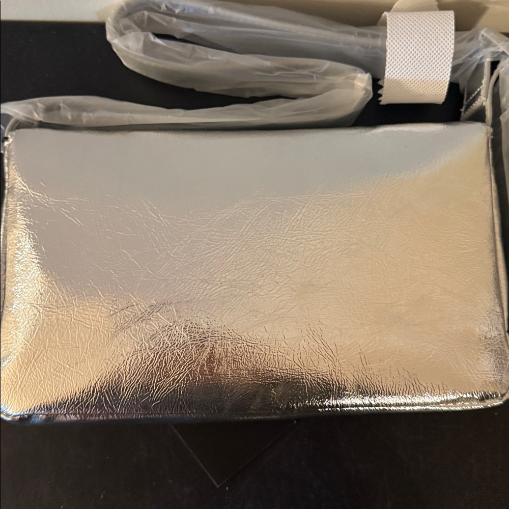 Nicole Miller Silver Clutch - Picture 3 of 3